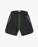 LEATHER LOGO SHORT